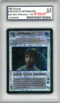 Star Wars Reflections Son of Skywalker Rare Holofoil - Graded Mint+ 9.5