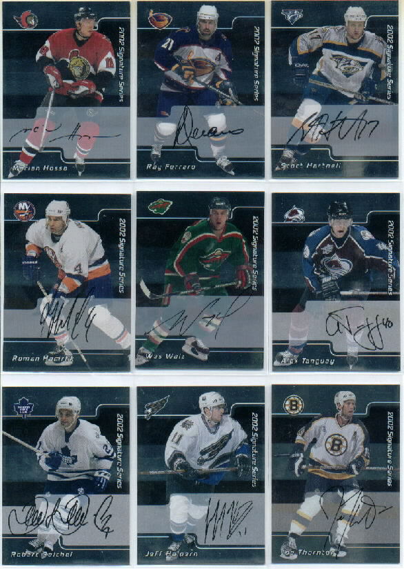 2001-02 BAP Signature Series Autographs #172 Jeff Halpern