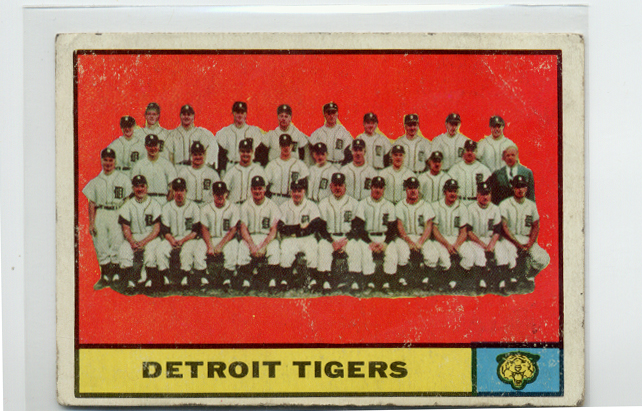 1961 Topps #51 Detroit Tigers TC