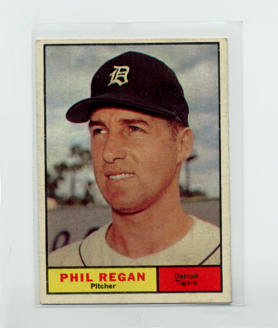 1961 Topps #439 Phil Regan RC