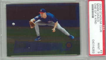 2000 Stadium Club Baseball #3 Mark Grace One of a Kind PSA Mint 9 LIMITED!!