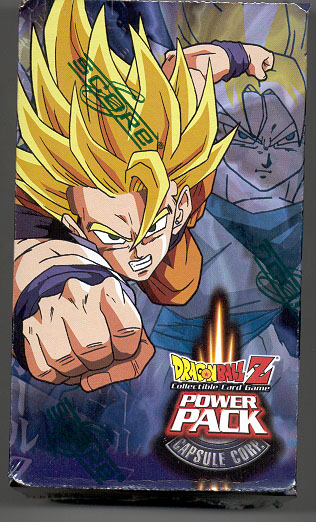 2002 Score DragonBall-Z factory-sealed Power Pack Capsule Corp box