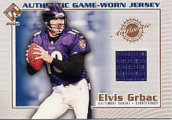 2002 Private Stock Game Worn Jerseys #13 Elvis Grbac