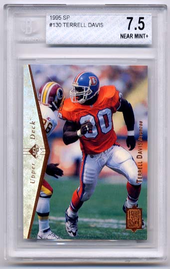 Terrell Davis 1995 SP BGS Grade 7.5
