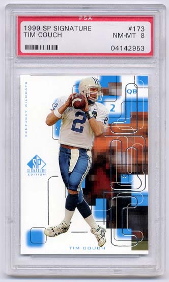 1999 SP Signature Tim Couch #173 RC PSA 8 NM-MT