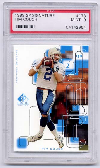 1999 SP Signature #173 Tim Couch RC PSA 9 Mint