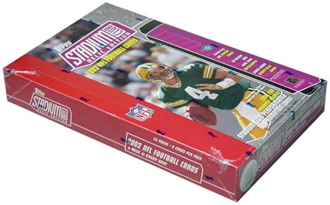 2002 Topps Stadium Club Relic Edition Football Hobby Box, Factory Sealed
