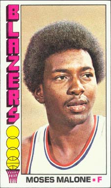 1976-77 Topps Moses Malone #101 ex