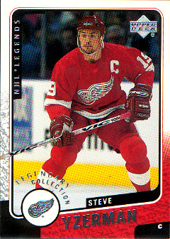 2000-01 Upper Deck Legends Legendary Collection Silver #46 Steve Yzerman