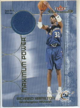 2001-02 Fleer Maximum Power Warm-Ups #2 Richard Hamilton
