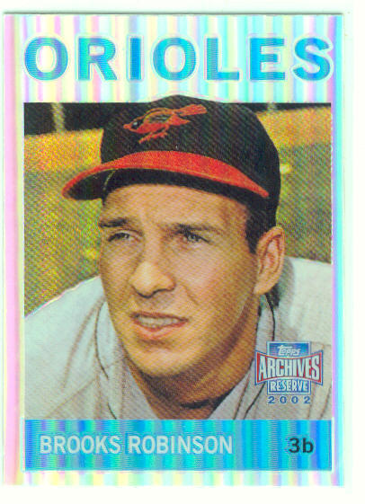 2002 Topps Archives Reserve #56 Brooks Robinson 64