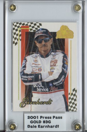 2001 Press Pass Premium Gold #3 Dale Earnhardt