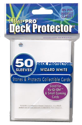 Ultra Pro White Deck Protector (Pack of 50)