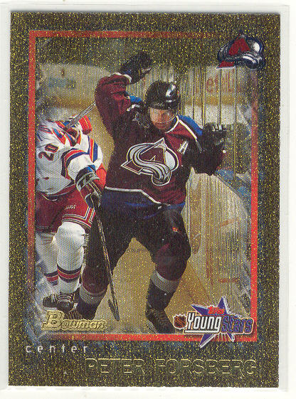 2001-02 Bowman YoungStars Gold #73 Peter Forsberg