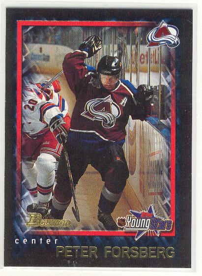 2001-02 Bowman YoungStars #73 Peter Forsberg