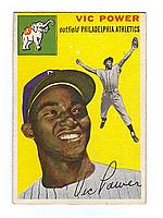 1954 Topps #52 Vic Power RC