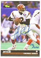 1995 Pro Line Autographs #13 Jeff Blake/1200