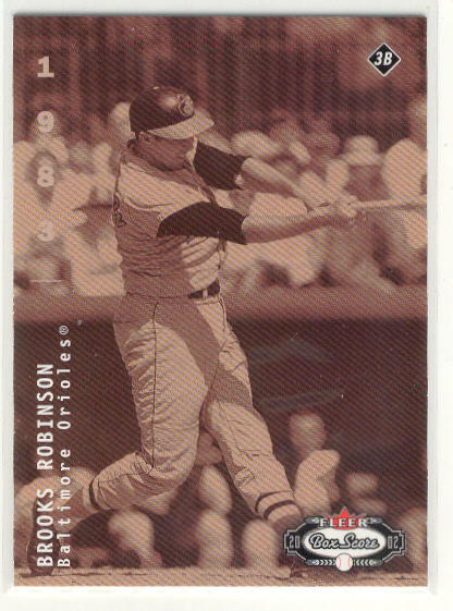 2002 Fleer Box Score #273 Brooks Robinson CT