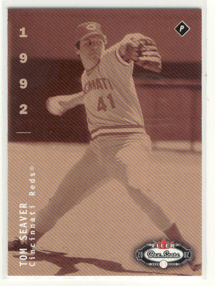 2002 Fleer Box Score #279 Tom Seaver CT