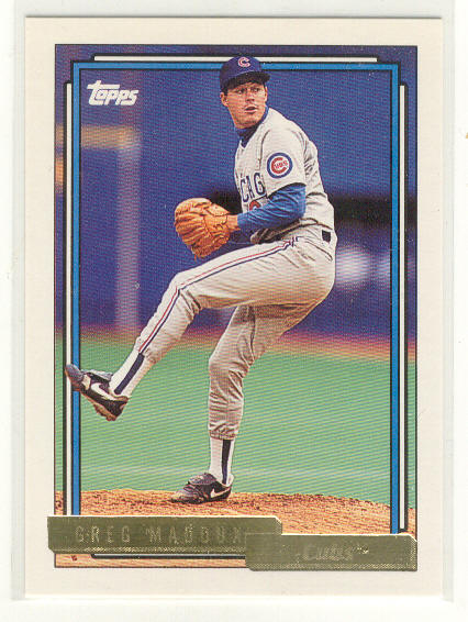 1992 Topps Gold #580 Greg Maddux