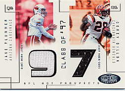 2002 Hot Prospects Class Of Memorabilia #JPCD Jake Plummer/Corey Dillon