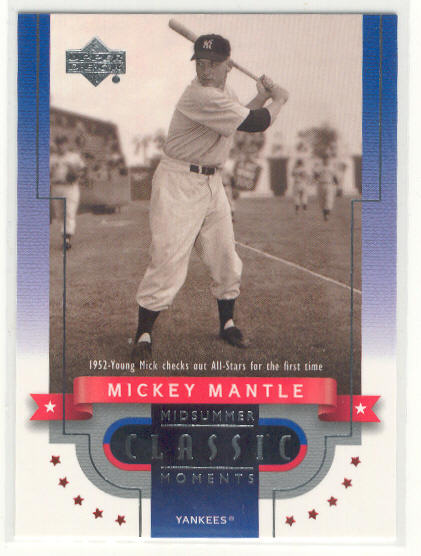 2001 Upper Deck Midsummer Classic Moments #CM3 Mickey Mantle 52