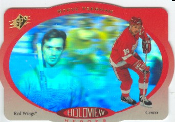 1996-97 SPx Holoview Heroes #HH3 Steve Yzerman