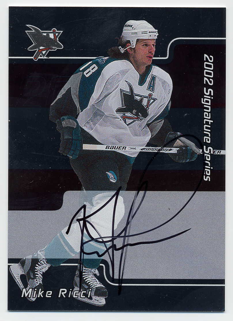 2001-02 BAP Signature Series Autographs #122 Mike Ricci
