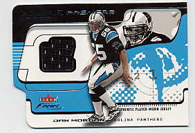 2001 Fleer Focus Rookie Premiere Jersey #RPDM1 Dan Morgan