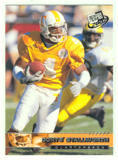2002 Press Pass #29 Donte Stallworth