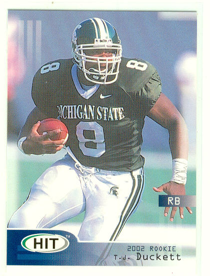 2002 SAGE HIT #18 T.J. Duckett