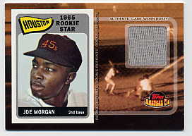 2001 Topps American Pie Rookie Reprint Relics #BBRRJM Joe Morgan Jsy