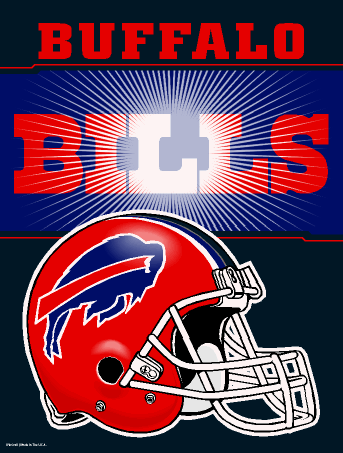 Vertical Flag, Buffalo Bills, Wincraft, NFL Licensed