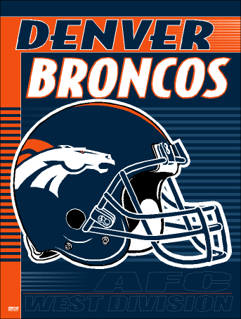Vertical Flag, Denver Broncos, Wincraft, NFL Licensed