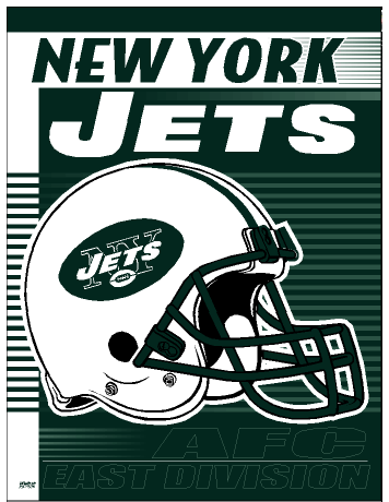 Vertical Flag, New York Jets, Wincraft, NFL Licensed