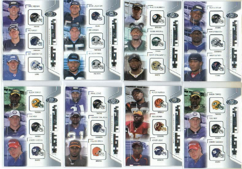 2002 Hot Prospects Hat Trick #HTLTG Jaml Lewis/LaDainian Tomlinson/William Green