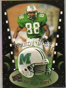 1998 Press Pass Head Butt #HB7 Randy Moss