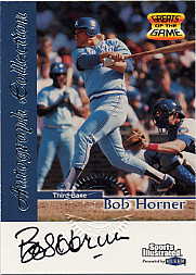 1999 Sports Illustrated Greats of the Game Autographs #31 Bob Horner