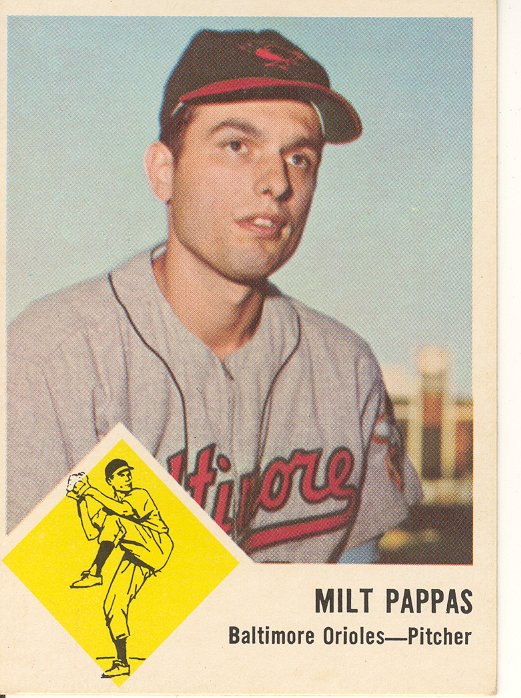 1963 Fleer #3 Milt Pappas