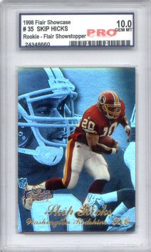1998 Flair Showcase Row 3 #35 Skip Hicks RC Graded Gem Mint 10