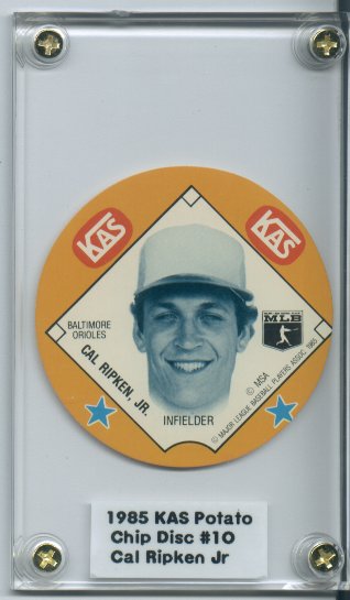 1985 KAS Discs #10 Cal Ripken
