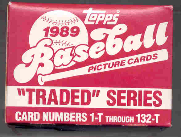 1989 TOPPS TRADED BASEBALL SET -GRIFFEY,JR.-  KENNY ROGERS - DEION SANDERS - RANDY JOHNSON ROOKIES