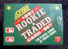 1991 SCORE TRADED/ROOKIE BASEBALL SET