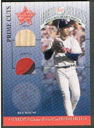 2001 Leaf Rookies and Stars Dress for Success Prime Cuts #DFS20 Pedro Martinez