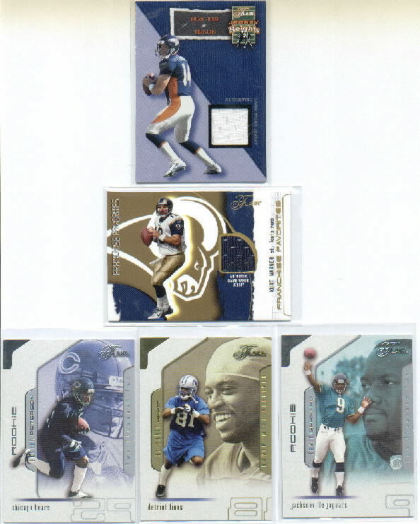 2002 Flair Jersey Heights Jerseys #7 Brian Griese