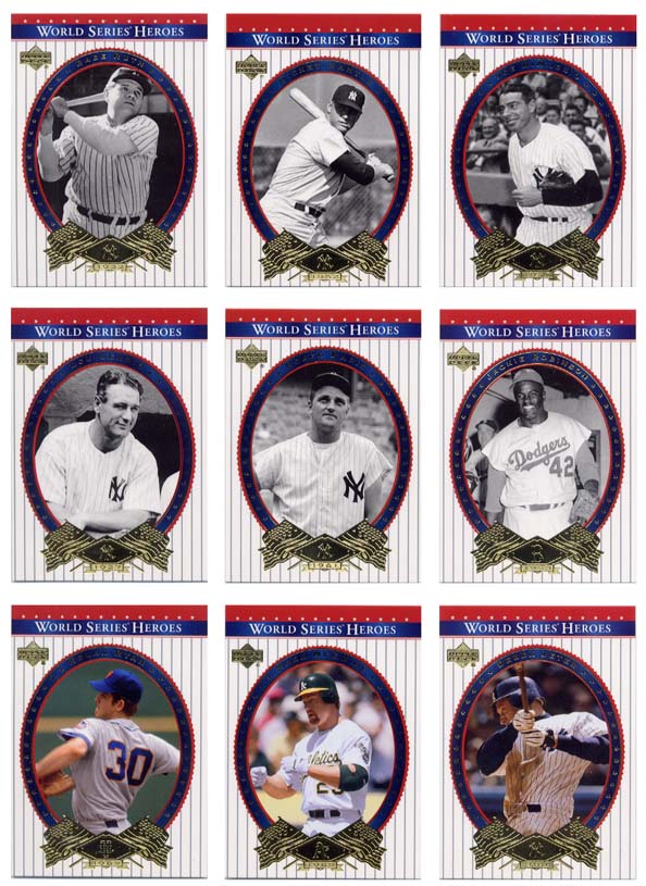 2002 Upper Deck World Series Baseball 90-Card Complete Set