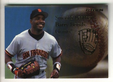 1996 Fleer Update Smooth Leather #2 Barry Bonds