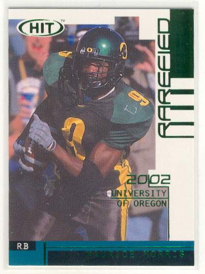 2002 SAGE HIT Rarefied Emerald #R9 Maurice Morris