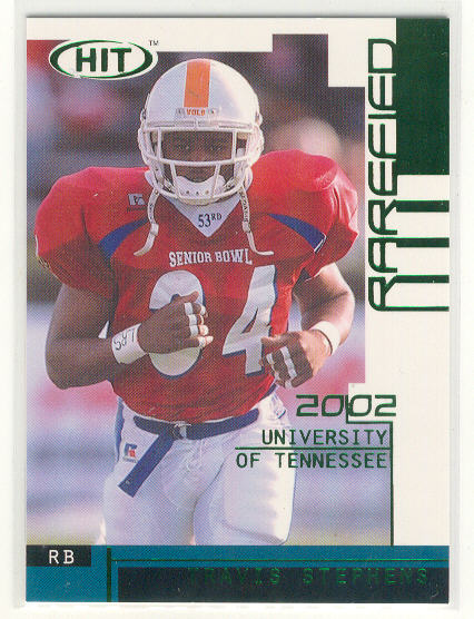 2002 SAGE HIT Rarefied Emerald #R34 Travis Stephens
