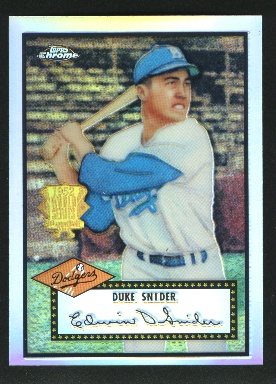 2002 Topps Chrome 1952 Reprints Refractors #52R2 Duke Snider